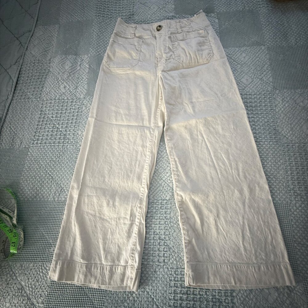 Maeve by Anthropologie The Collette Pants - EUC - Offwhite - Size 28